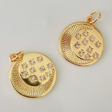 Star moon charm