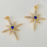 Blue star charm
