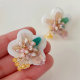 Shell flower earrings