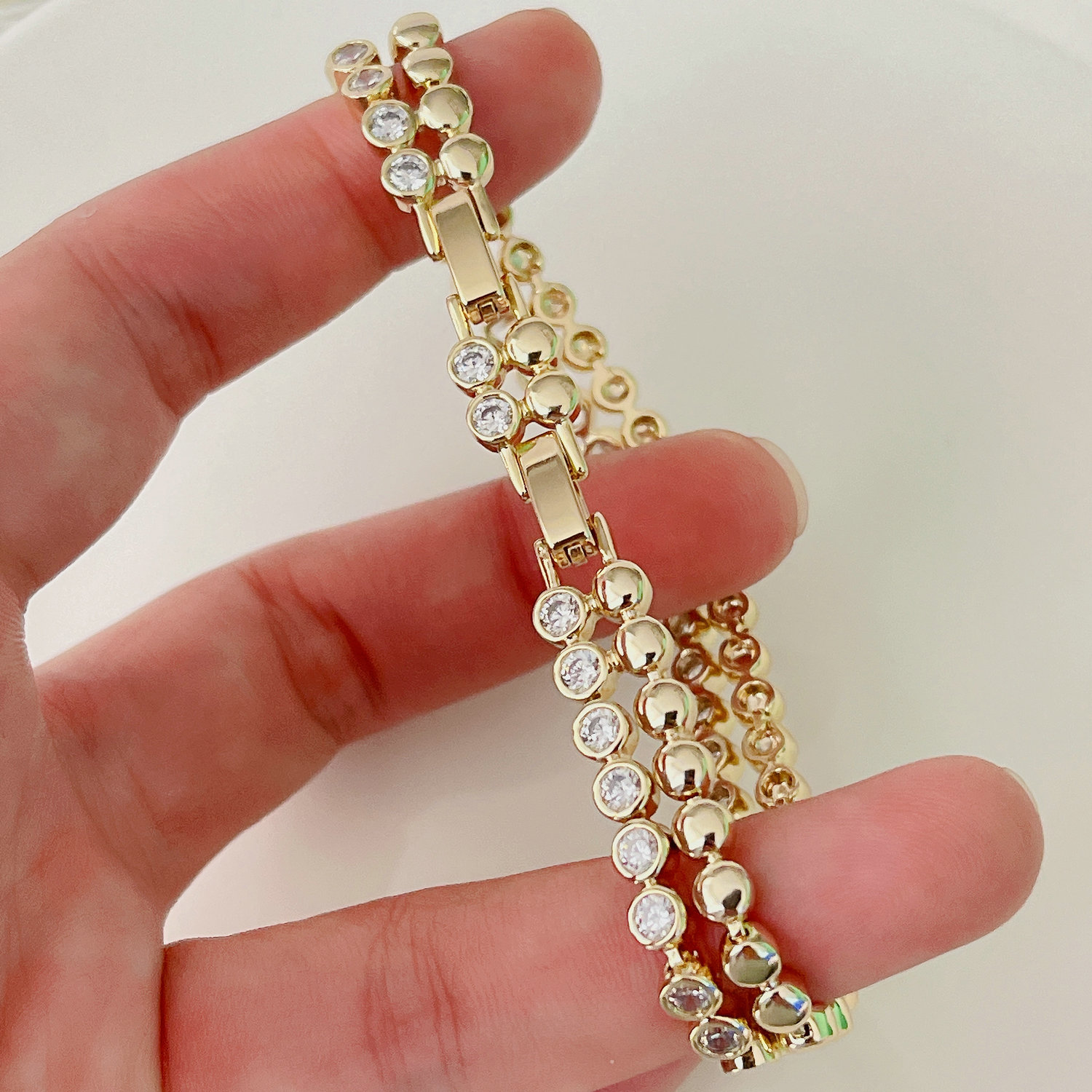 Tenniise chain bracelet