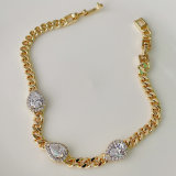 zircon cuban chain bracelet
