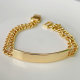 Metal bar chain bracelet