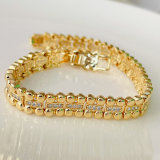 Pave cuban bracelet