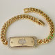 Cuban chain hand bracelet