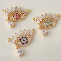 Eye charm for necklace