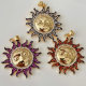 Colorful sun pendant