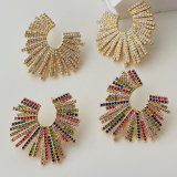 Fashion pave earrings