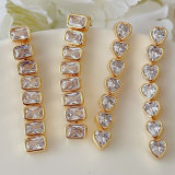 Fashion zircon earrings