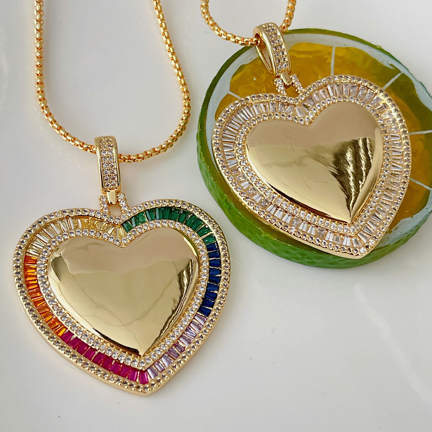 Big heart pendant