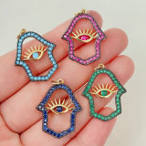Colorful hand pendant