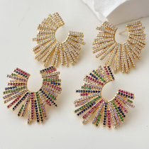 Fashion pave earrings