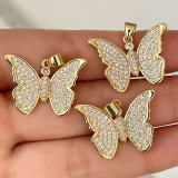 Pave Butterfly Charm