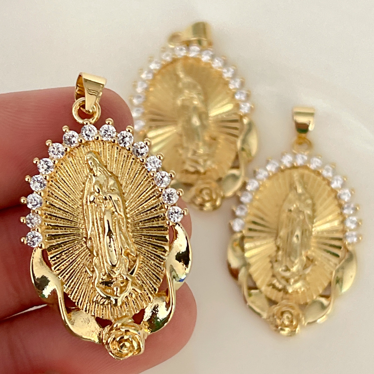 Virgin Mary charm
