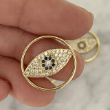 Evil Eye Connector for bracelet