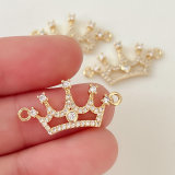 Crown connector for bracelet