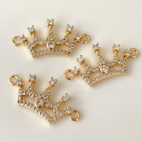 Crown connector for bracelet