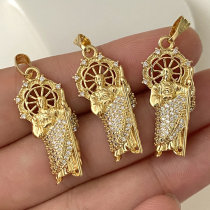 Pave Religion Charm