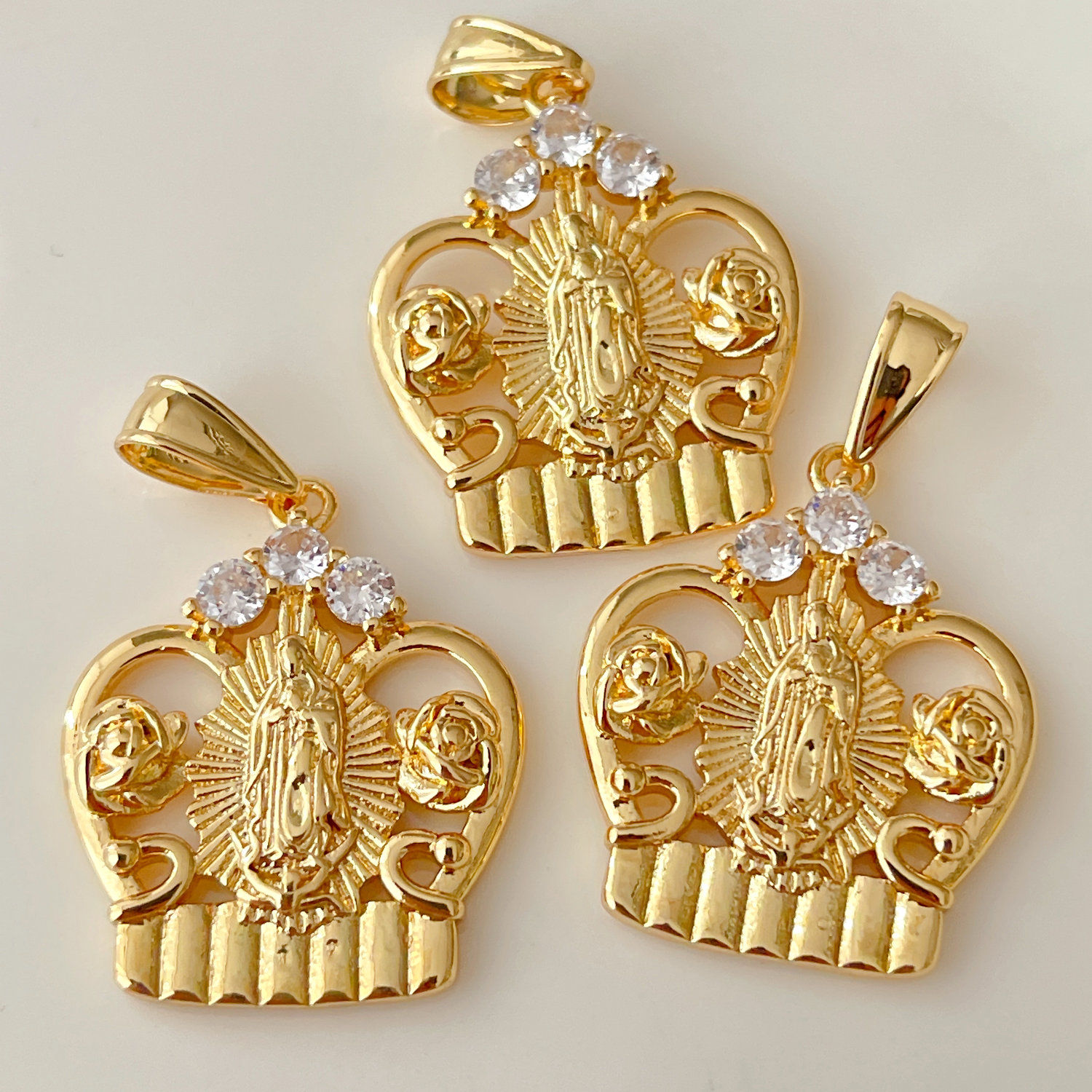 Crown Religion charm