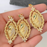 Horse oval charm