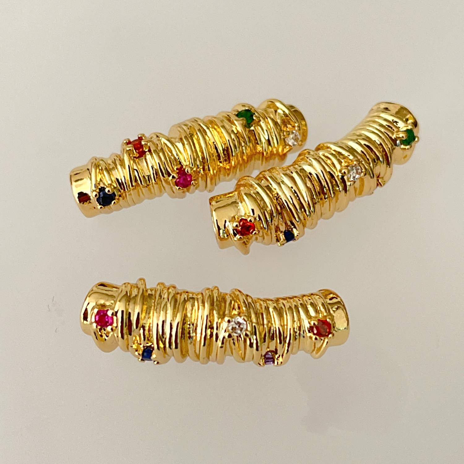 Long beads connector
