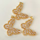 Pave butterfly charm