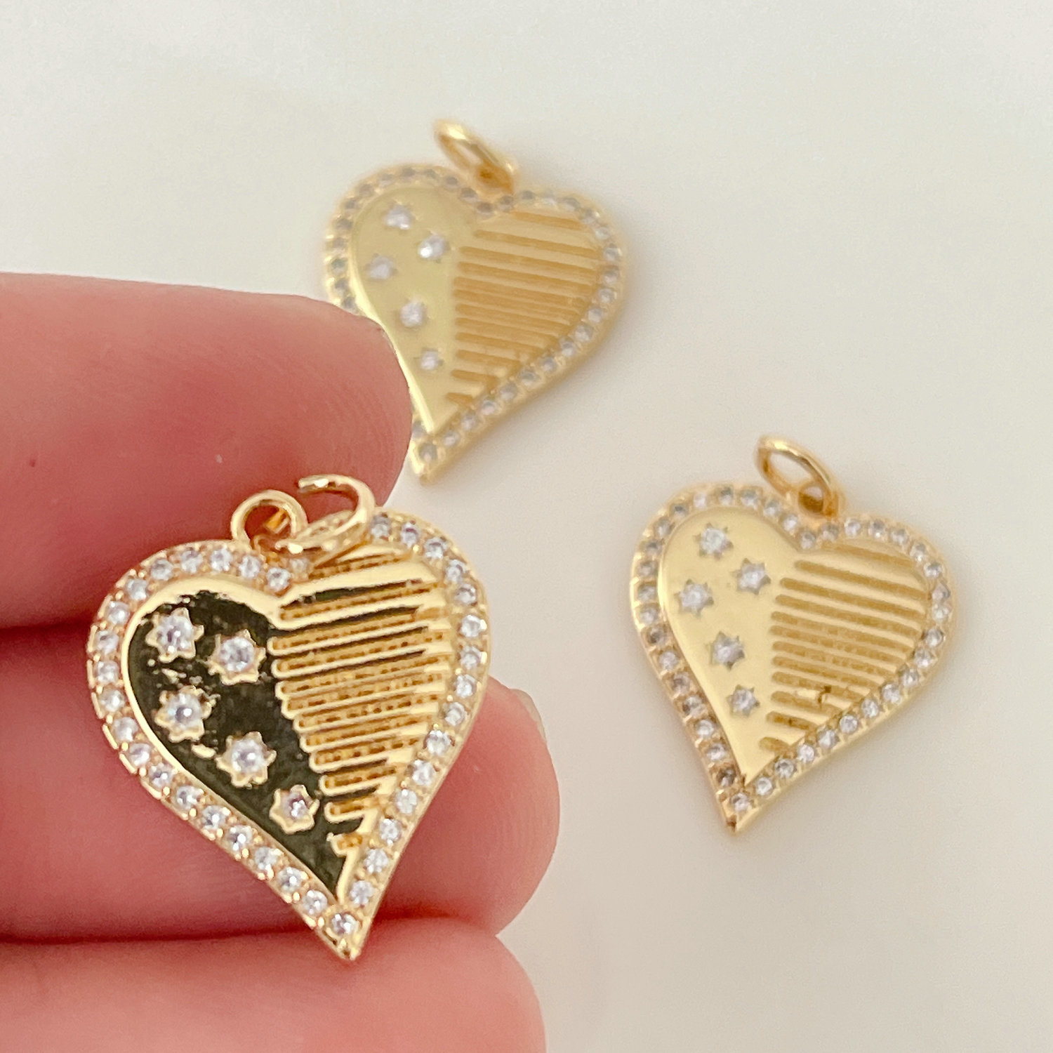 Copy Pave Colorful Butterfly Charm