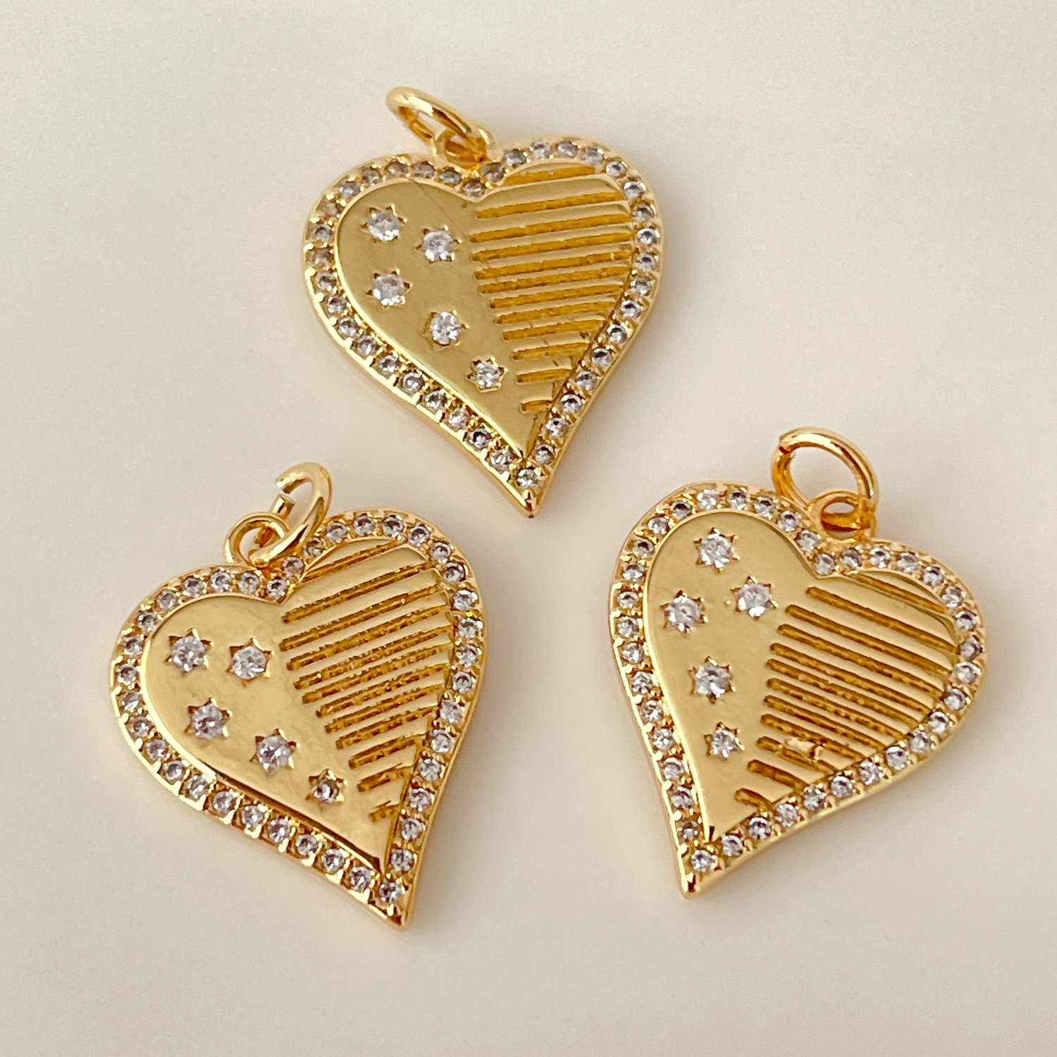Copy Pave Colorful Butterfly Charm