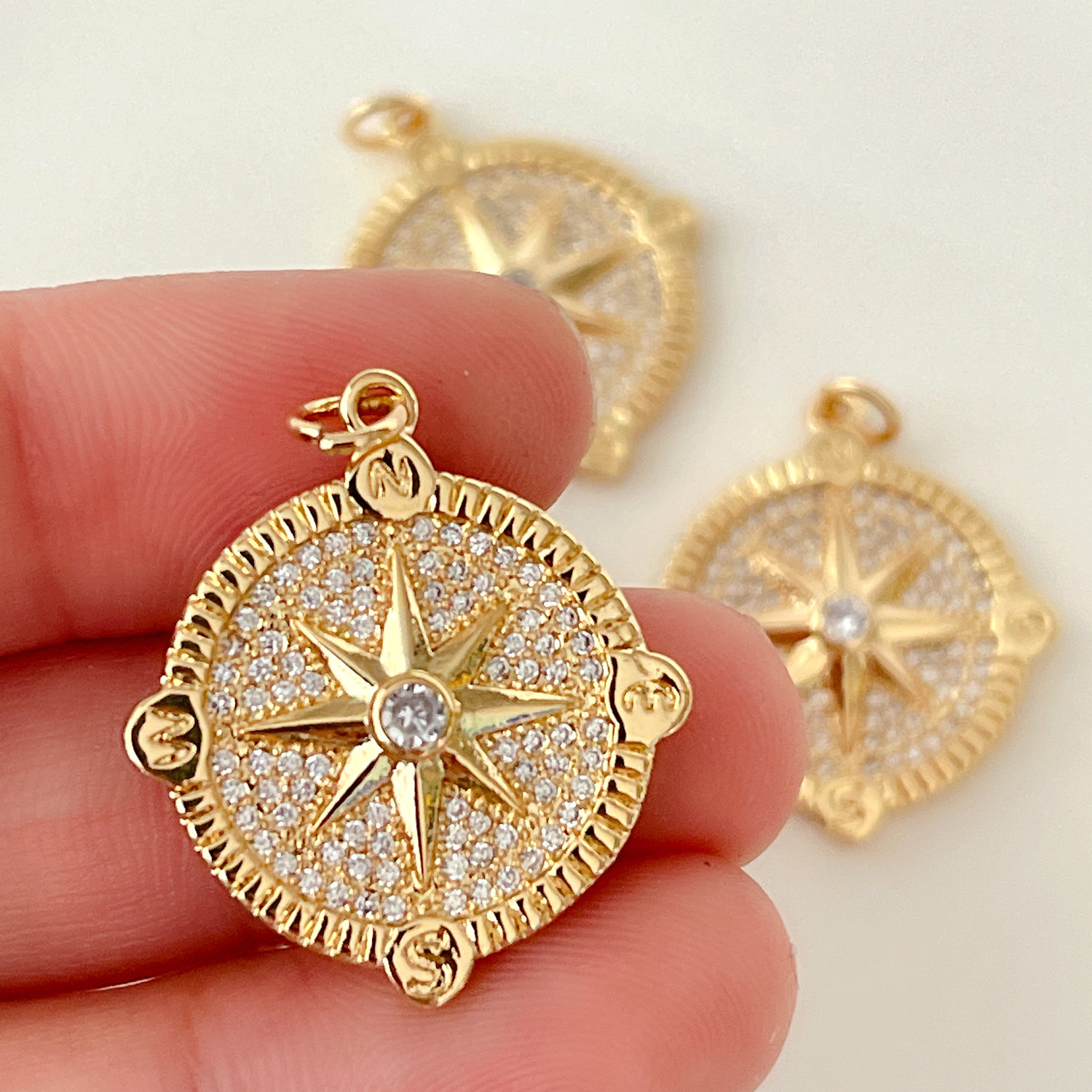 Pave star charm