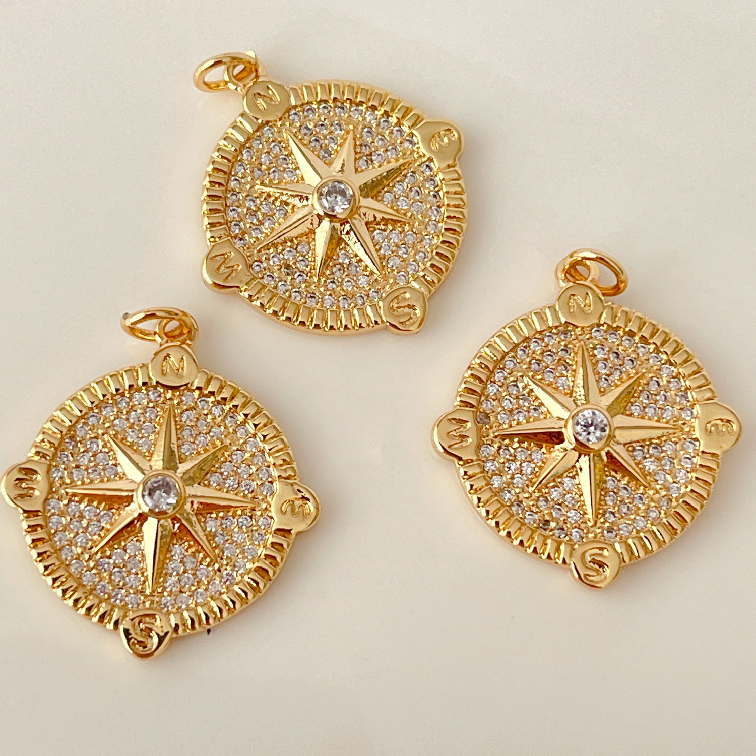 Pave star charm