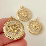 Copy Pave Colorful Butterfly Charm