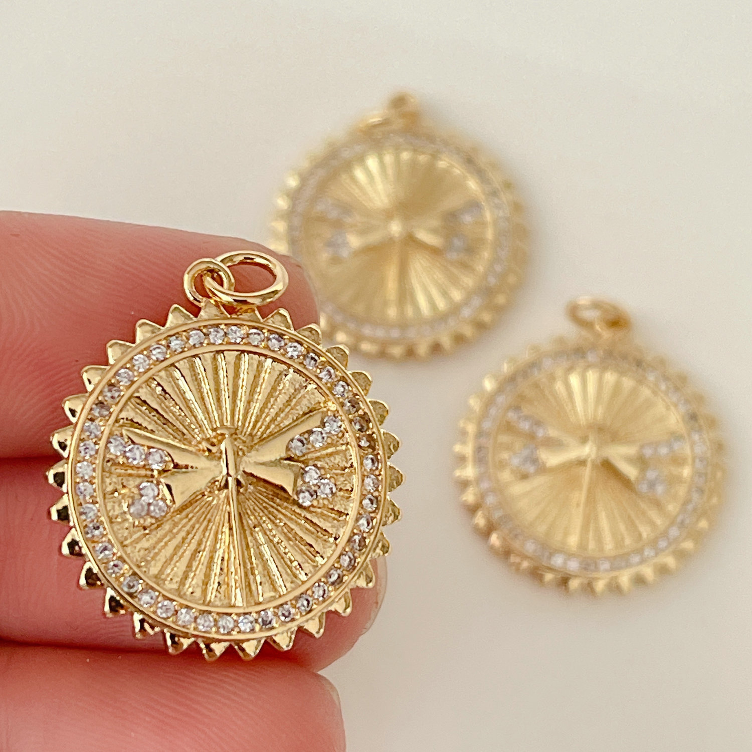 Copy Pave Colorful Butterfly Charm