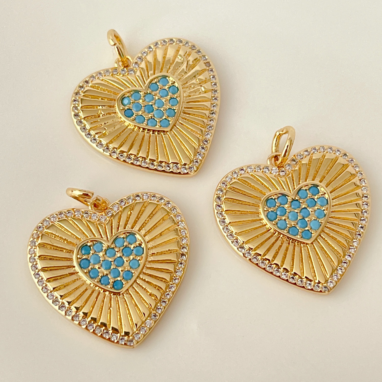 Copy Pave Colorful Butterfly Charm