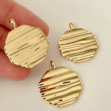 Metal wave charm