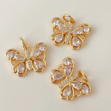 Pave Butterfly Charm