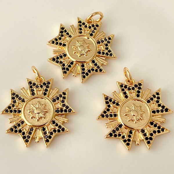 Black star charm