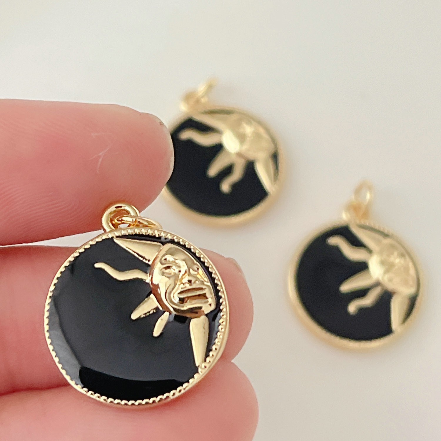 Black star charm