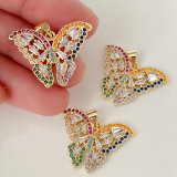 Colorful Butterfly Charm