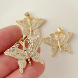 Pave Butterfly Charm