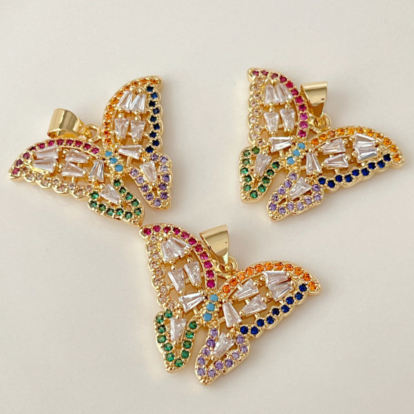 Colorful Butterfly Charm