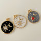Enamel star moon charm
