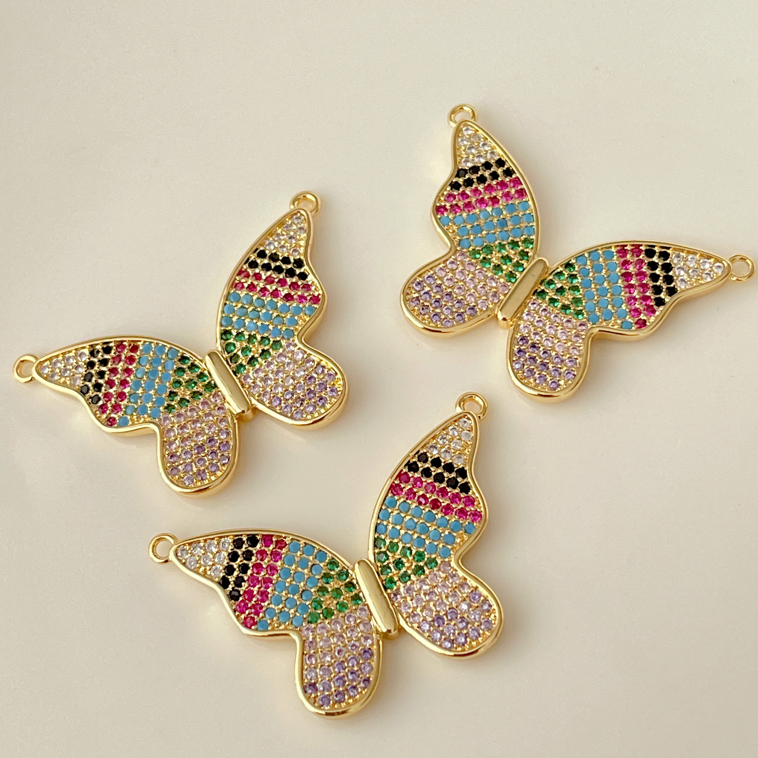 Colorful Butterfly Charm