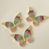 Colorful Butterfly Charm