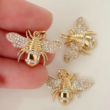 Pave bee charm
