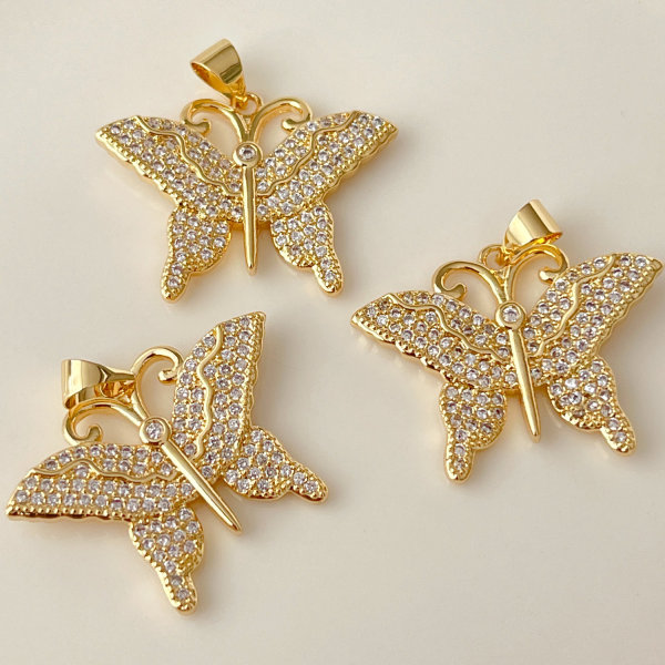 Pave Butterfly Charm
