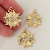 Star heart charm