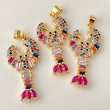Colorful lobster Charm