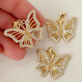 Pave Butterfly Charm