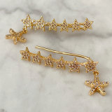 Pave Star earrings