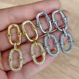 Fashin zircon earrings