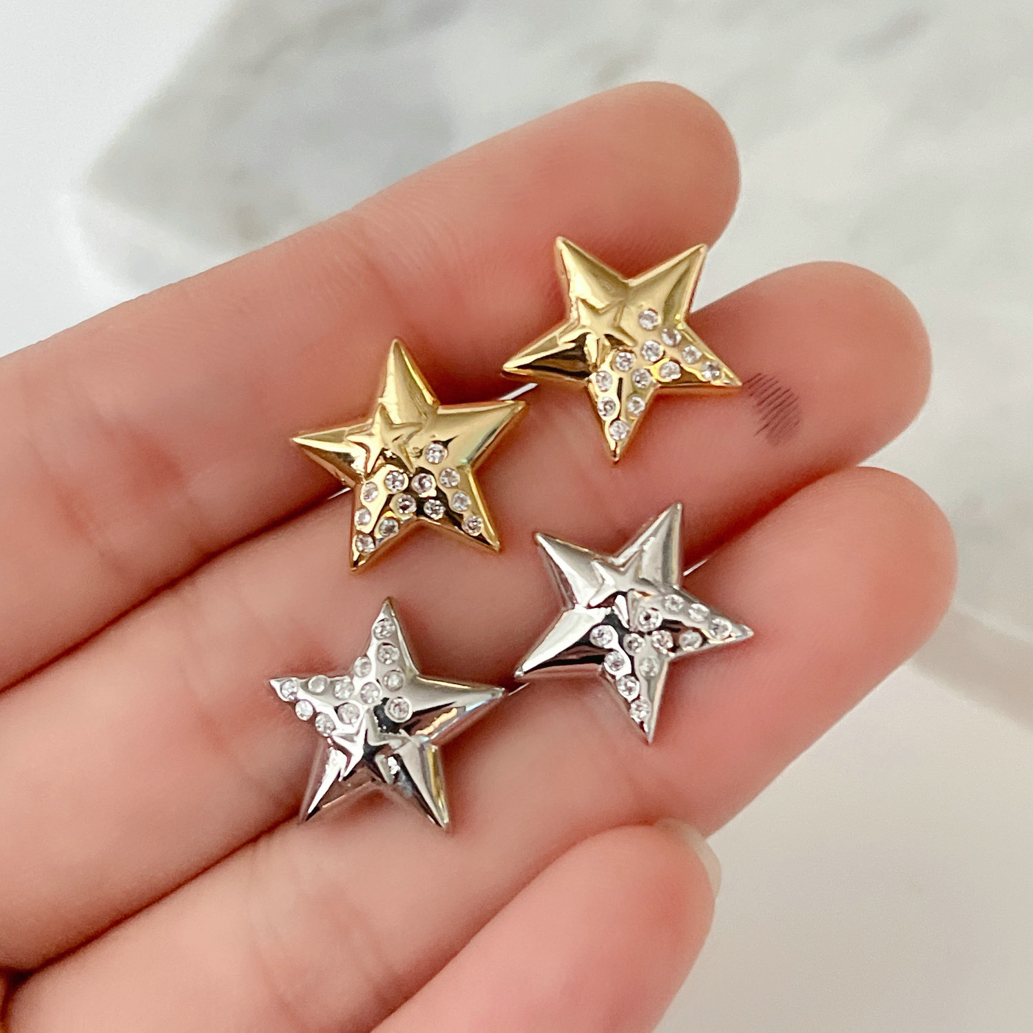 Small Star Earrings stud
